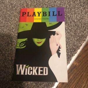 Wicked Derek Klena Pride playbill 2025